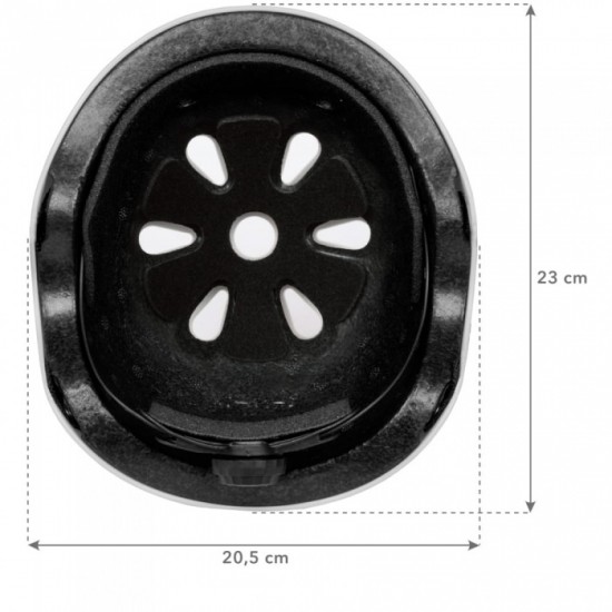 Casca de protectie pentru copii Kidwell ORIX - Alb