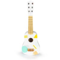 Chitara din lemn pentru copii cu 6 corzi Ecotoys