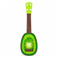 Chitara ukulele pentru copii cu 4 corzi Ecotoys MJ030 - Kiwi