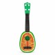 Chitara ukulele pentru copii cu 4 corzi Ecotoys MJ030 - Pepene