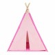 Cort indian Teepee de joaca pentru copii, tip wigwam Ecotoys - Roz