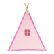 Cort indian Teepee de joaca pentru copii, tip wigwam Ecotoys - Roz