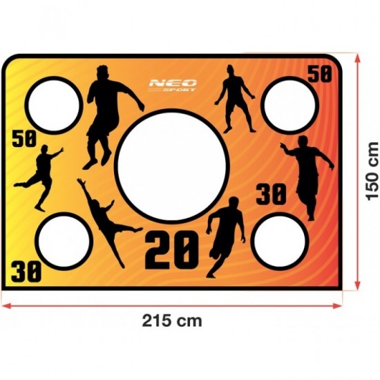 Covoras numerotat pentru poarta de fotbal 215 x 150 cm Neo-Sport 1467 Covoras numerotat pentru poarta de fotbal 215 x 150 cm Neo-Sport 1467