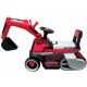 Excavator electric cu muzica si lumini LED C3 R-Sport - Rosu