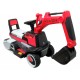 Excavator electric cu muzica si lumini LED C3 R-Sport - Rosu