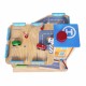 Garaj tip pista pentru masinute cu lift si masinute Ecotoys Garaj tip pista pentru masinute cu lift si masinute Ecotoys