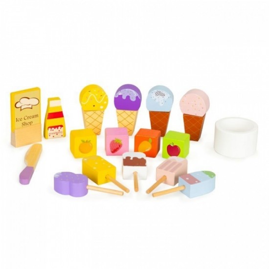 Set de joaca inghetata 27 piese Ecotoys