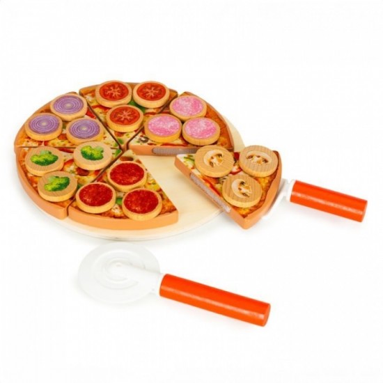 Set de joaca pizza 27 piese Ecotoys