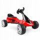 Kart cu pedale si roti din plastic dur, varsta 3-7 ani, Gokart RK-595 Ricokids 759500, Rosu