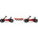 Kart cu pedale si roti gonflabile, Gokart RK-592 Ricokids 759201, Rosu