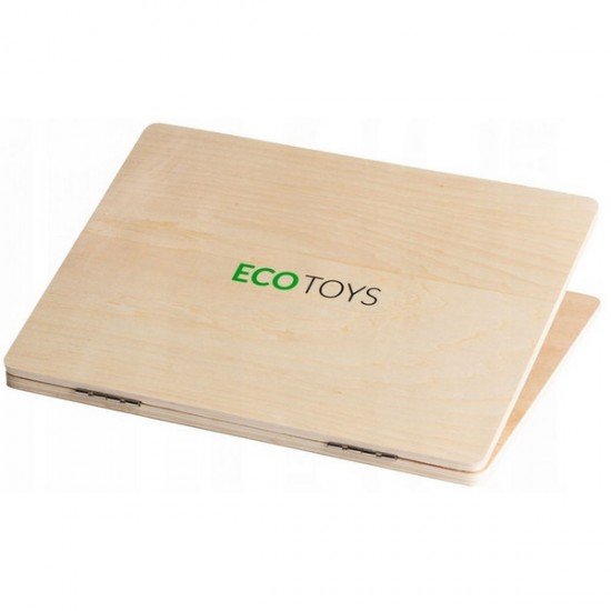 Laptop educational din lemn Ecotoys