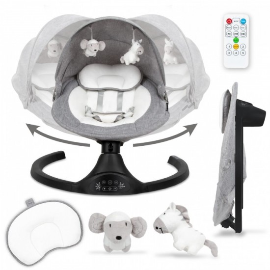 Leagan electric 2 in 1 Kidwell Luxi - Black Dark Melange