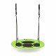 Leagan pentru copii rotund, tip cuib de barza, suspendat, 100 cm, Ecotoys MIR6001 - Verde