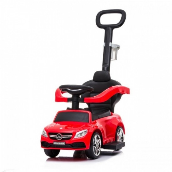 Masinuta de impins cu maner Mercedes Ecotoys 639 - Rosu