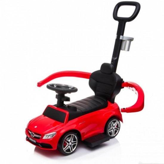 Masinuta de impins cu maner Mercedes Ecotoys 639 - Rosu