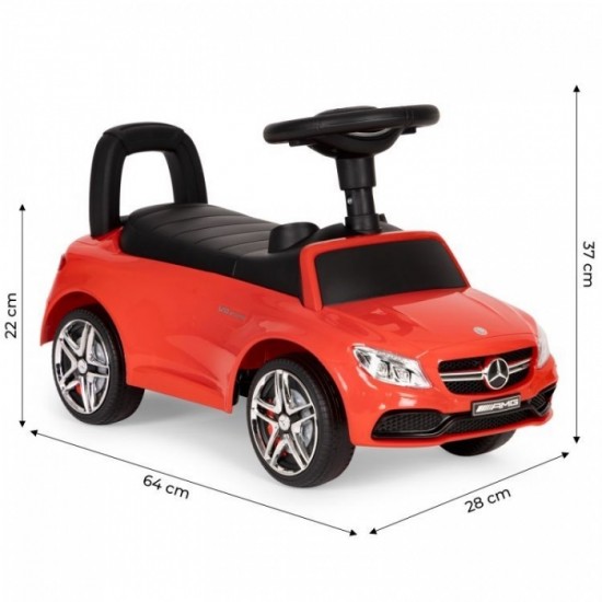 Masinuta de impins cu sunete Mercedes Ecotoys 638 - Rosu