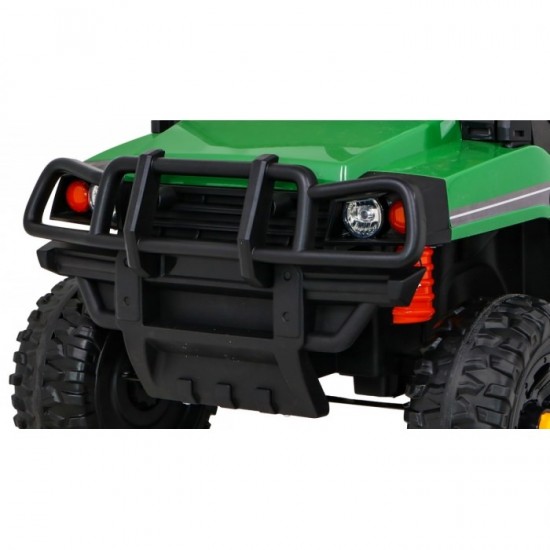 Masinuta electrica cu telecomanda Farmer Pick-Up, roti EVA, scaun tapitat, 116x66x65 cm, putere 70W - Verde Masinuta electrica cu telecomanda Farmer Pick-Up, roti EVA, scaun tapitat, 116x66x65 cm, putere 70W - Verde
