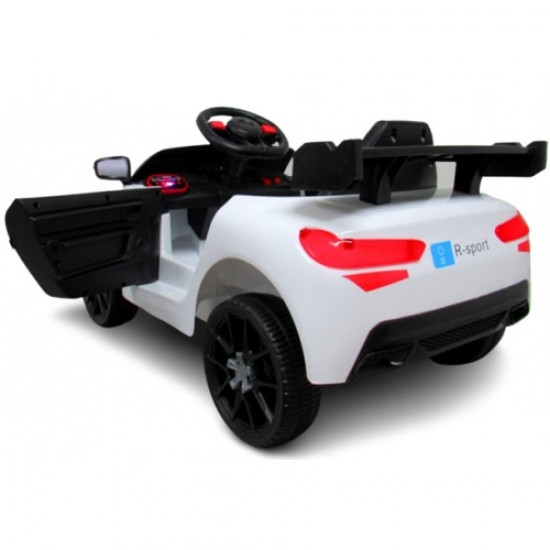 Masinuta electrica cu telecomanda si functie de balansare Cabrio A1 R-Sport - Alb