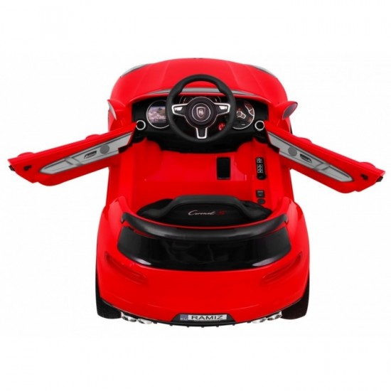 Masinuta electrica cu telecomanda Turbo-S, roti EVA, scaun din plastic, 101x63x51, putere 60W - Rosu Masinuta electrica cu telecomanda Turbo-S, roti EVA, scaun din plastic, 101x63x51, putere 60W - Rosu