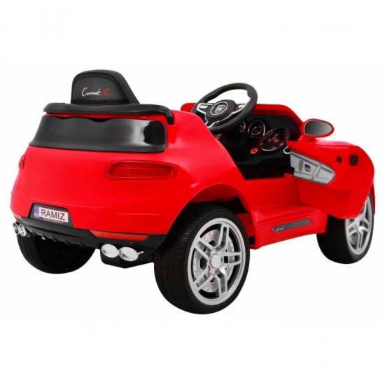 Masinuta electrica cu telecomanda Turbo-S, roti EVA, scaun din plastic, 101x63x51, putere 60W - Rosu Masinuta electrica cu telecomanda Turbo-S, roti EVA, scaun din plastic, 101x63x51, putere 60W - Rosu