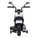 Motocicleta electrica Chopper Faster AHL008, roti si scaun din plastic, 78x30x55 cm, putere 20W - Alb