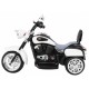 Motocicleta electrica Chopper NightBike TR1501, roti si scaun din plastic, 92x34x63 cm, putere 6V - Alb