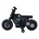 Motocicleta electrica Future QLS-805, roti din plastic + 2 roti ajutatoare, 88x46x56 cm, putere 25W - Negru