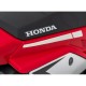 Motocicleta electrica Honda CRF 450R, roti din plastic, 70x41x50 cm, putere 30W - Rosu