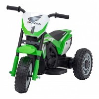 Motocicleta electrica Honda CRF 450R, roti din plastic, 70x41x50 cm, putere 30W - Verde