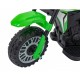 Motocicleta electrica Honda CRF 450R, roti din plastic, 70x41x50 cm, putere 30W - Verde