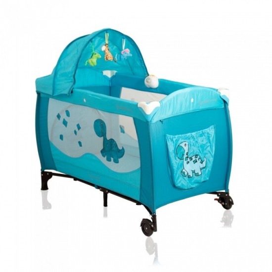 Patut pliabil Coto Baby Samba Lux Turquoise