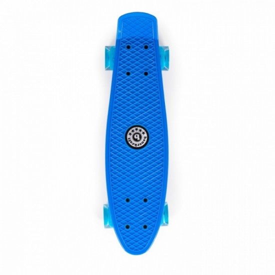 Penny board pentru copii cu lumini LED - Albastru