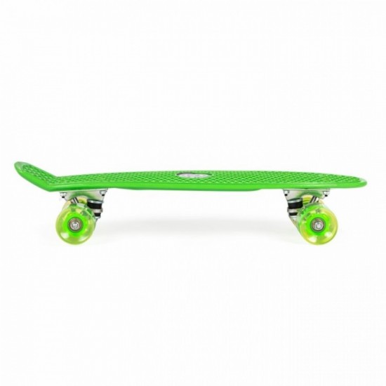 Penny board pentru copii cu lumini LED - Verde