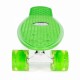 Penny board pentru copii cu lumini LED - Verde