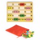 Piese tip domino cu calcule matematice si tabla Ecotoys