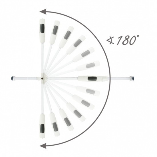 Poarta de siguranta 74-105 cm Kidwell Guarda - Alb