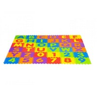Covoras educational puzzle pentru joaca cu litere si cifre