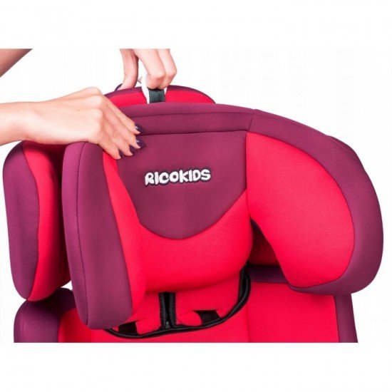 Scaun auto 9-36 Kg cu Isofix Ricokids Zebo - Rosu Scaun auto 9-36 Kg cu Isofix Ricokids Zebo - Rosu