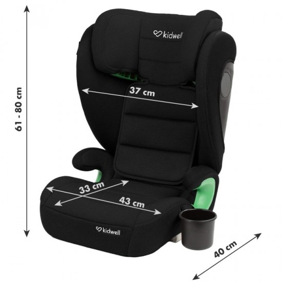 Scaun auto cu Isofix 15-36 Kg Kidwell Weston - Black