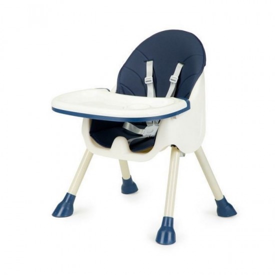 Scaun de masa 2 in 1 Ecotoys HC-823 - Bleumarin