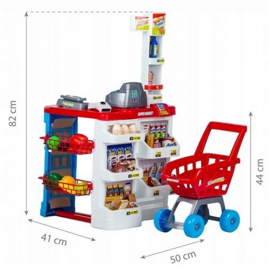 Set de joaca stand supermarket Ecotoys