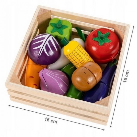 Set de legume cu magnet Ecotoys