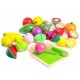 Set fructe din lemn Ecotoys 20 piese