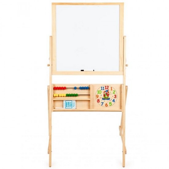 Tabla educationala din lemn cu doua fete Ecotoys 1751