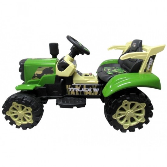 Tractor electric pentru copii C2 R-Sport - Verde