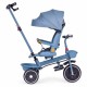 Tricicleta 2 in 1 pentru copii, scaun rotativ 360°, roti din spuma EVA, Ecotoys WQL-066-18 - Albastru Tricicleta 2 in 1 pentru copii, scaun rotativ 360°, roti din spuma EVA, Ecotoys WQL-066-18 - Albastru
