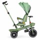 Tricicleta 2 in 1 pentru copii, scaun rotativ 360°, roti din spuma EVA, Ecotoys WQL-066-18 - Verde Tricicleta 2 in 1 pentru copii, scaun rotativ 360°, roti din spuma EVA, Ecotoys WQL-066-18 - Verde