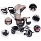 Tricicleta 2 in 1 pentru copii, scaun rotativ 360°, roti din spuma EVA, Ecotoys WQL-066-52 - Bej Tricicleta 2 in 1 pentru copii, scaun rotativ 360°, roti din spuma EVA, Ecotoys WQL-066-52 - Bej