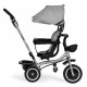 Tricicleta 2 in 1 pentru copii, scaun rotativ 360°, roti din spuma EVA, Ecotoys WQL-066-52 - Gri Tricicleta 2 in 1 pentru copii, scaun rotativ 360°, roti din spuma EVA, Ecotoys WQL-066-52 - Gri