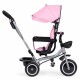 Tricicleta 2 in 1 pentru copii, scaun rotativ 360°, roti din spuma EVA, Ecotoys WQL-066-52 - Roz Tricicleta 2 in 1 pentru copii, scaun rotativ 360°, roti din spuma EVA, Ecotoys WQL-066-52 - Roz